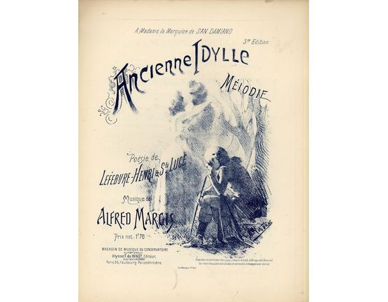 10236 | Ancienne Idylle - Melodie for Piano and Voice - Op. 10 - French Edition
