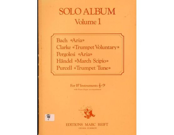 10394 | Solo Album - Volume 1 - For B flat instruments with Piano Organ accompaniment