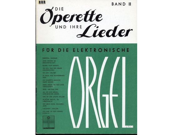 10654 | Die Operette Und Ihre Lieder - Fur Die Elektronische Orgel