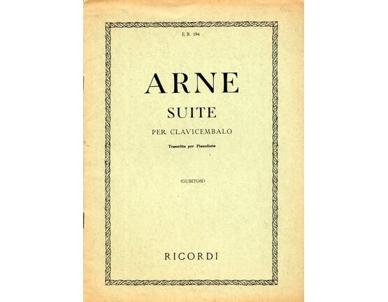 10720 | Arne - Suite - Piano Solo
