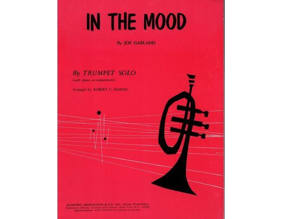 10809 | In The Mood - B flat Trumpet Solo, with piano accompaniment