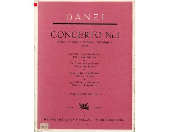 10894 | Concerto Nr. 1 in G Major - For Flute and Piano