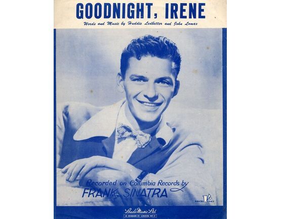 109 | Goodnight Irene -  As performed by  Frank Sinatra
