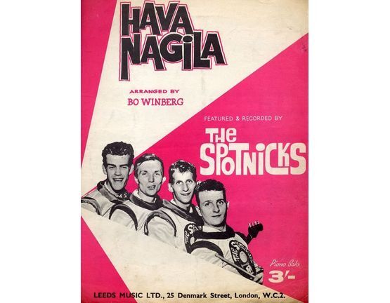 109 | Hava Nagila - As performed by The Spotnicks - Piano Solo