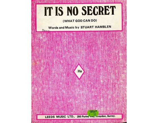 109 | It Is No Secret (What God Can Do) - Song