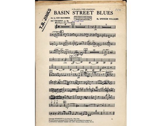 11 | Basin Street Blues - Arrangement for Full Orchestra