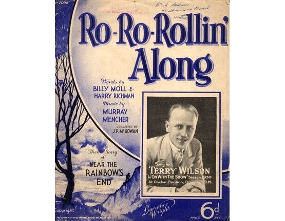 11 | Ro Ro Rollin Along -  from "Near The Rainbows End" featuring Terry Wilson