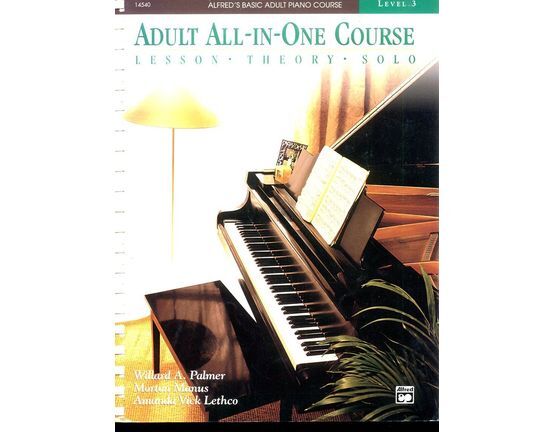 11027 | Adult All - In - One Course - Level III - Lesson Theory Technic - Alfred's Basic Adult Piano Course