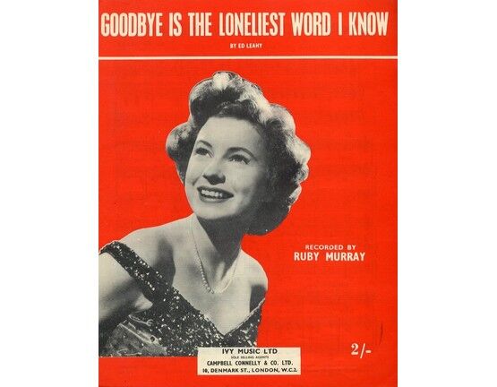 11174 | Goodbye is the Loneliest Word I Know - Featuring Ruby Murray