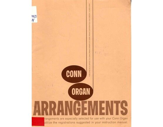 11356 | Conn Organ Arrangements - Specially selected for use with the Conn Organ