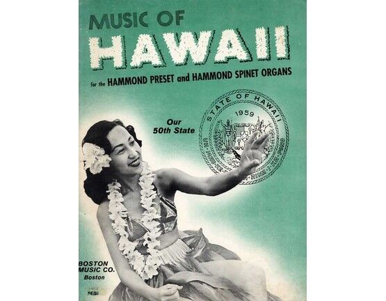 11482 | Music of Hawaii for the Hammond Preset and Hammond Spinet Organs -