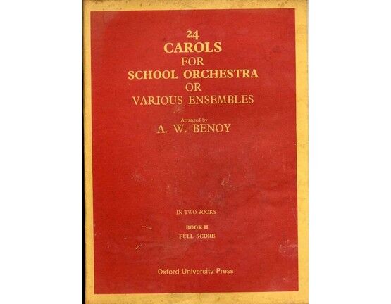 11556 | 24 Carols for School Orchestra or Various Ensembles in Two Books - Book 2