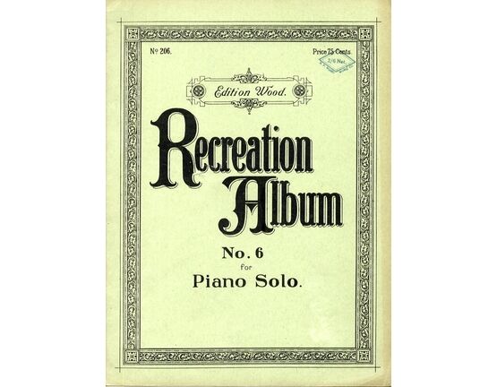 11614 | Recreation Album No. 6 for Piano Solo - Edition Wood No. 206