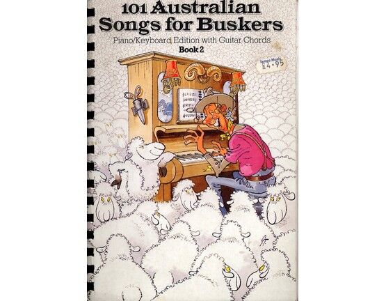 11659 | 101 Australian Songs for Buskers - Piano Keyboard Edition with Guitar Chords - Book 2