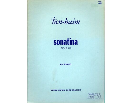 11729 | Ben Haim - Sonatina for Piano - Op. 38