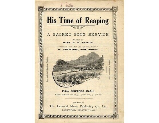 11993 | His Time of Reaping - A Sacred Song Service - Vocal Score