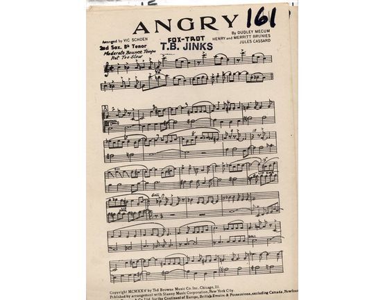 12186 | Angry - Arrangement for Full Orchestra