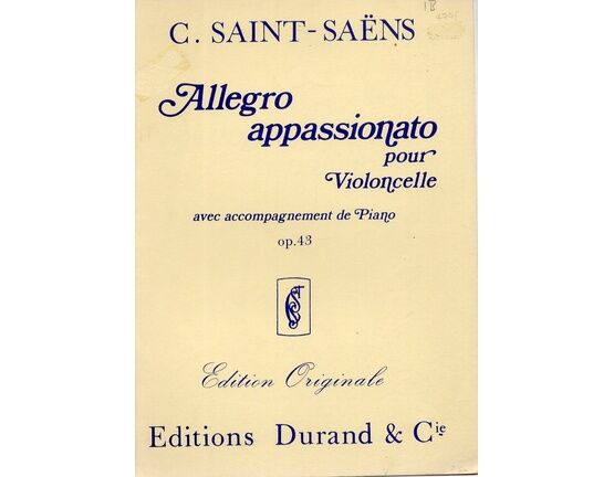 12189 | Allegro Appassionato - For Cello and Piano - Op. 43