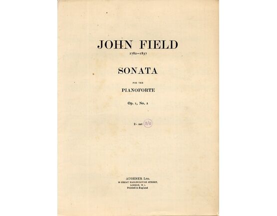 12395 | Field - Sonata (Op. 1, No. 2) - Piano Solo