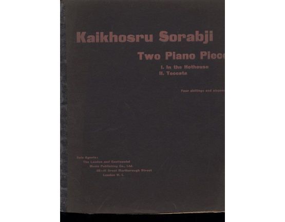 12446 | Kaikhosru Sorabji - Two Piano Pieces - Piano Solo