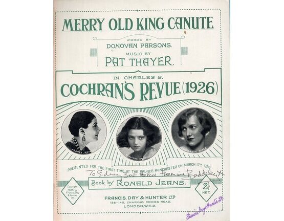 12779 | Merry Old King Canute - Song from Charles B. Cochran's Revue (1926) - Featuring Hermione Baddeley