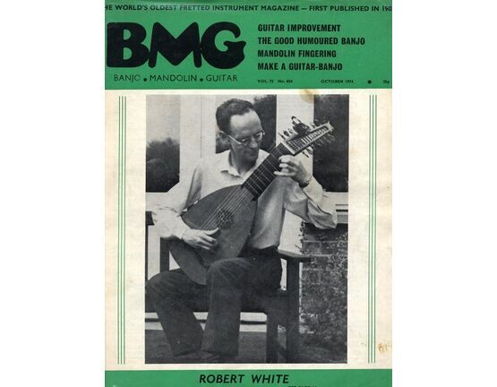 12855 | BMG - Banjo Mandolin Guitar - The World's Oldest Frettest Instrument Magazine - Vol. 72 No. 854