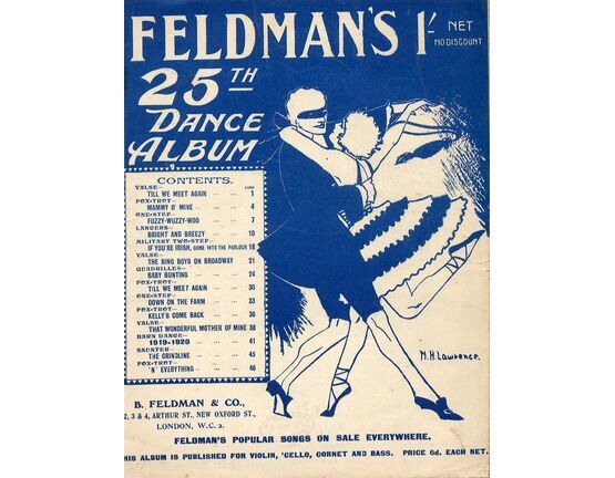 1368 | Feldman's - 25th Dance Album - for Piano