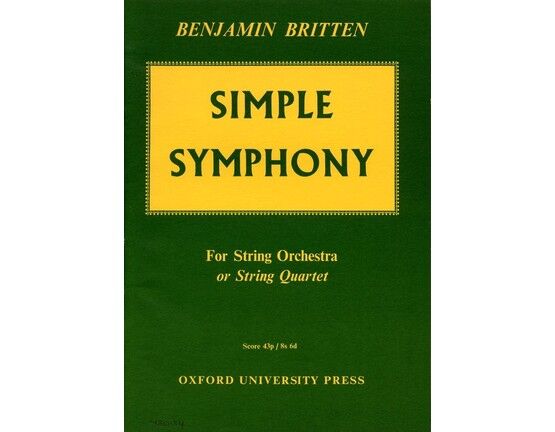 139 | Simple Symphony - For String Orchestra or String Quartet