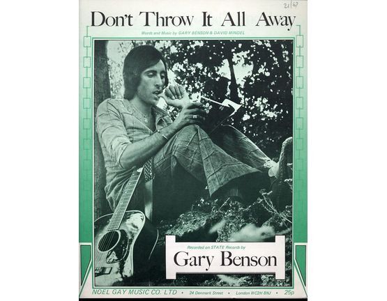 164 | Don't Throw it all away - Recorded on State by Gary Benson