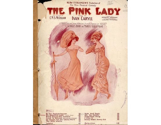 165 | My Beautiful Lady (Waltz Song) - From The Pink Lady - For Piano and Voice