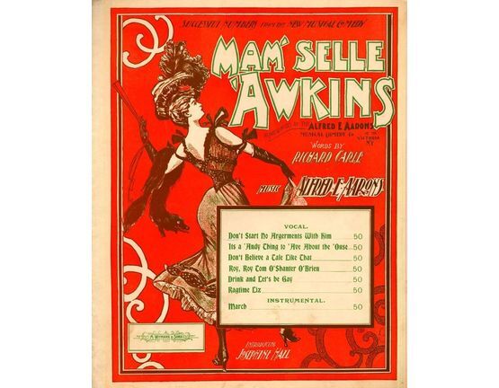 19 | Don't Start No Argerment with Him - From Mamselle 'awkins as presented by the Alfred E. Aarons Musical Comedy Co.
