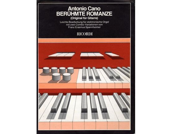213 | Beruhmte Romanze (original fur gitarre), Leichte Bearbeitung fur elektronische Orgel mit zwei combo variationen