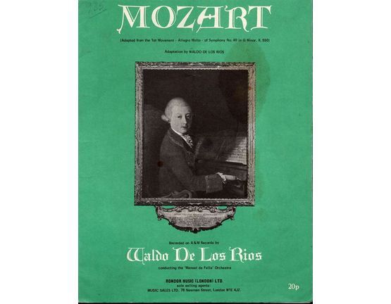 22 | Mozart - Symphony No. 40 - Adapted from the 1st Movement - Allegretto Molto of Symphony No. 40 in G minor - K. 550 - Recorded on A & M Records by Wald