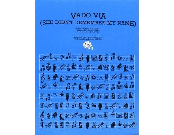 23 | Vado Via ( She Didn't Remember My Name) - Song