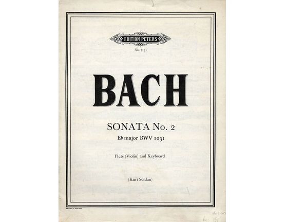 233 | Bach - Sonata No. 2 in E flat major, BWV 1031 - For Flute and Keyboard