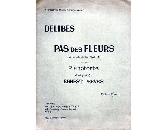 2575 | Pas Des Fleurs - For The Pianoforte - From The Ballet 'Naila'