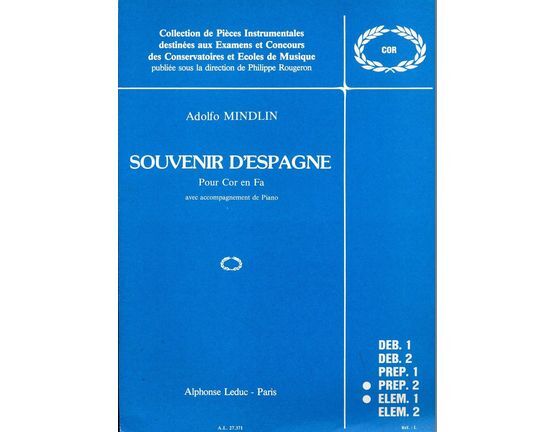 2738 | Souvenir D'espagne - For French Horn and Piano