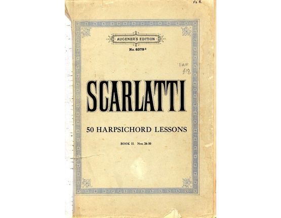 2767 | 50 Harpsichord Lessons - Book II, No's 26-50 - Augeners Edition No. 8379b