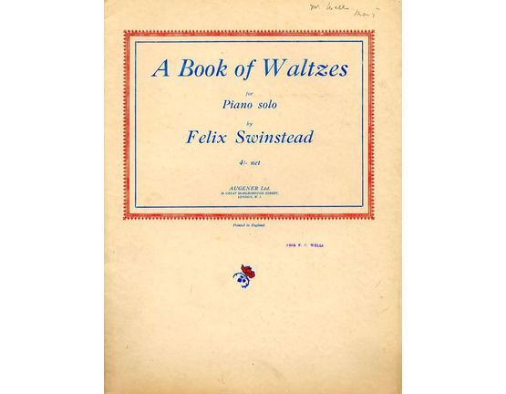 2767 | A Book of Waltzes for Piano Solo