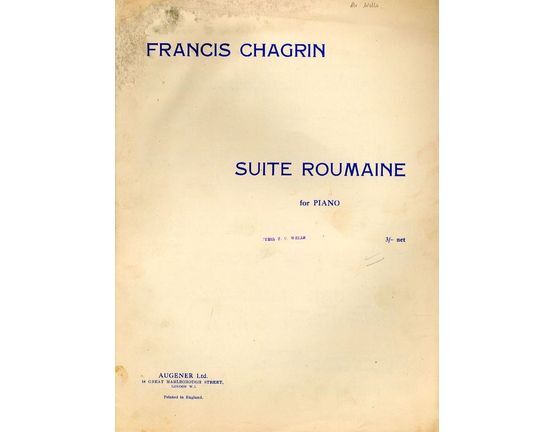 2767 | Suite Roumaine - For Piano