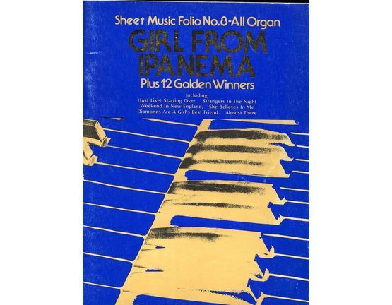 3206 | Girl from Ipanema (Plus Twelve Golden Winners) - Sheet Music Folio No. 8 - All Organ