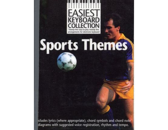 3206 | Sports Themes - Easiest Keyboard Collection - 22 Easy to Play Melody Line Arrangements for Electronic Keyboard