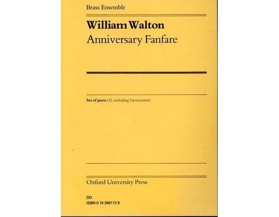 3362 | Anniversary Fanfare - For Brass Ensemble with Percussion