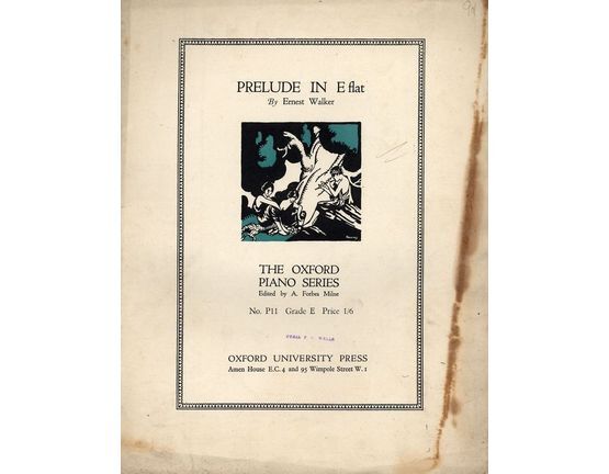 3362 | Prelude in E flat - The Oxford Piano Series - No. P11 -  Grade E