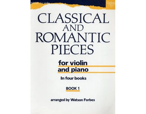 3362 | The First Book of Classical and Romantic Pieces graded for violin and piano