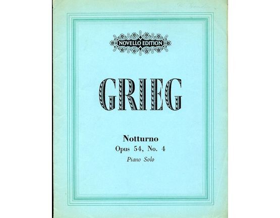 3735 | Notturno - Opus 54 - No. 4 - Piano Solo - Novello Edition