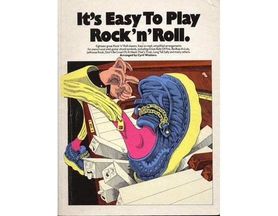 3737 | It's Easy To Play Rock 'n' Roll.  Eighteen great Rock n Roll classics. Easy to read, simplified arrangements for piano/vocal with guitar chord symbols