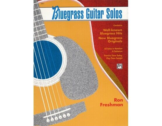 3783 | Bluegrass Guitar Solos - contains Well-known Bluegrass Hits, New Bluegrass Originals - All solos in notation & tablature - Guitar Solo
