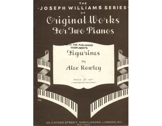 379 | Figurines - The Joseph Williams Series of Original Works for Two Pianos - Includes 2 scores