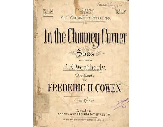 393 | In the Chimney Corner - Song - In the key of C major for Low Voice